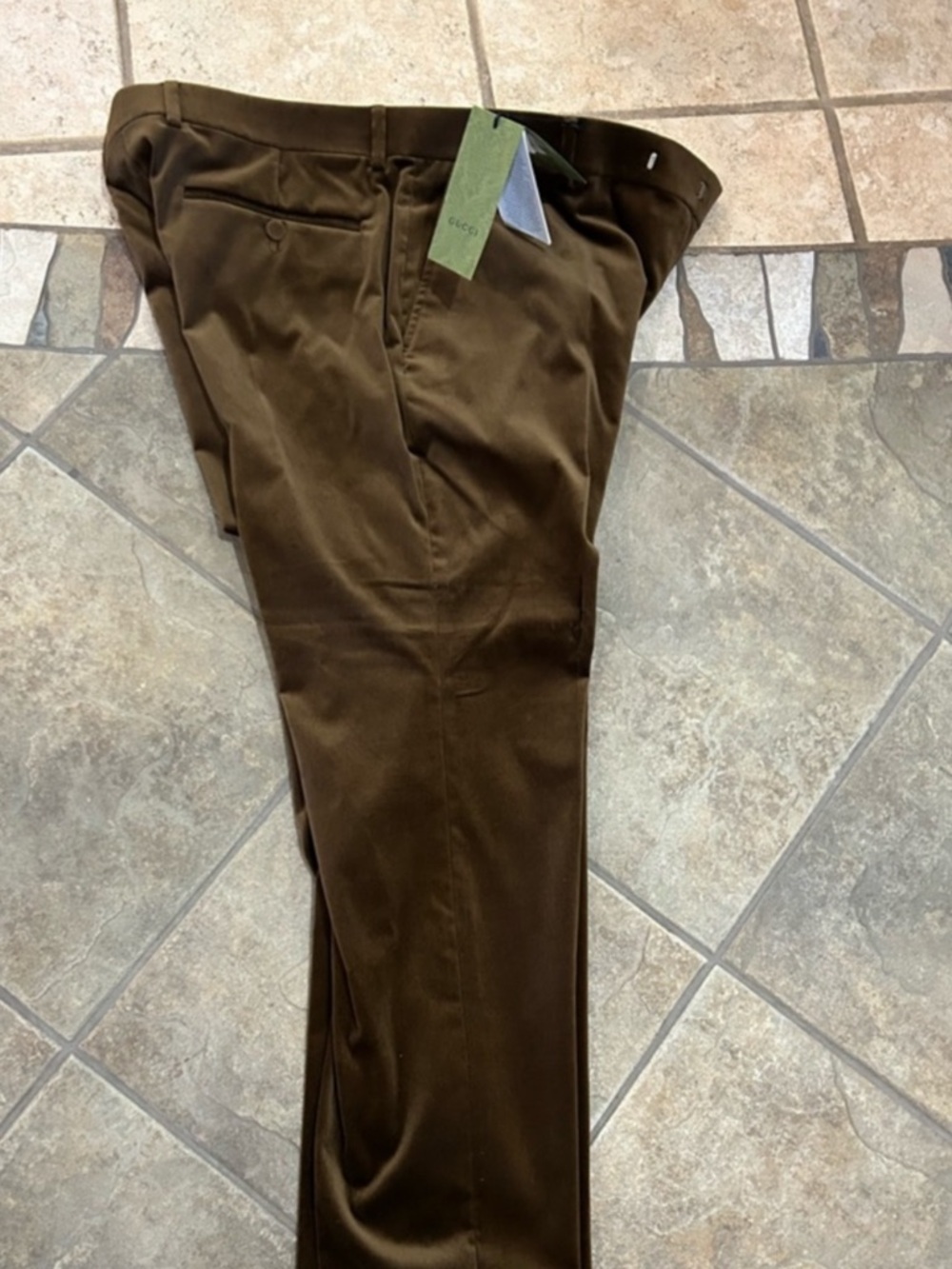 Gucci Men’s velvet pants with stretch .Size 56/Euro 40/US